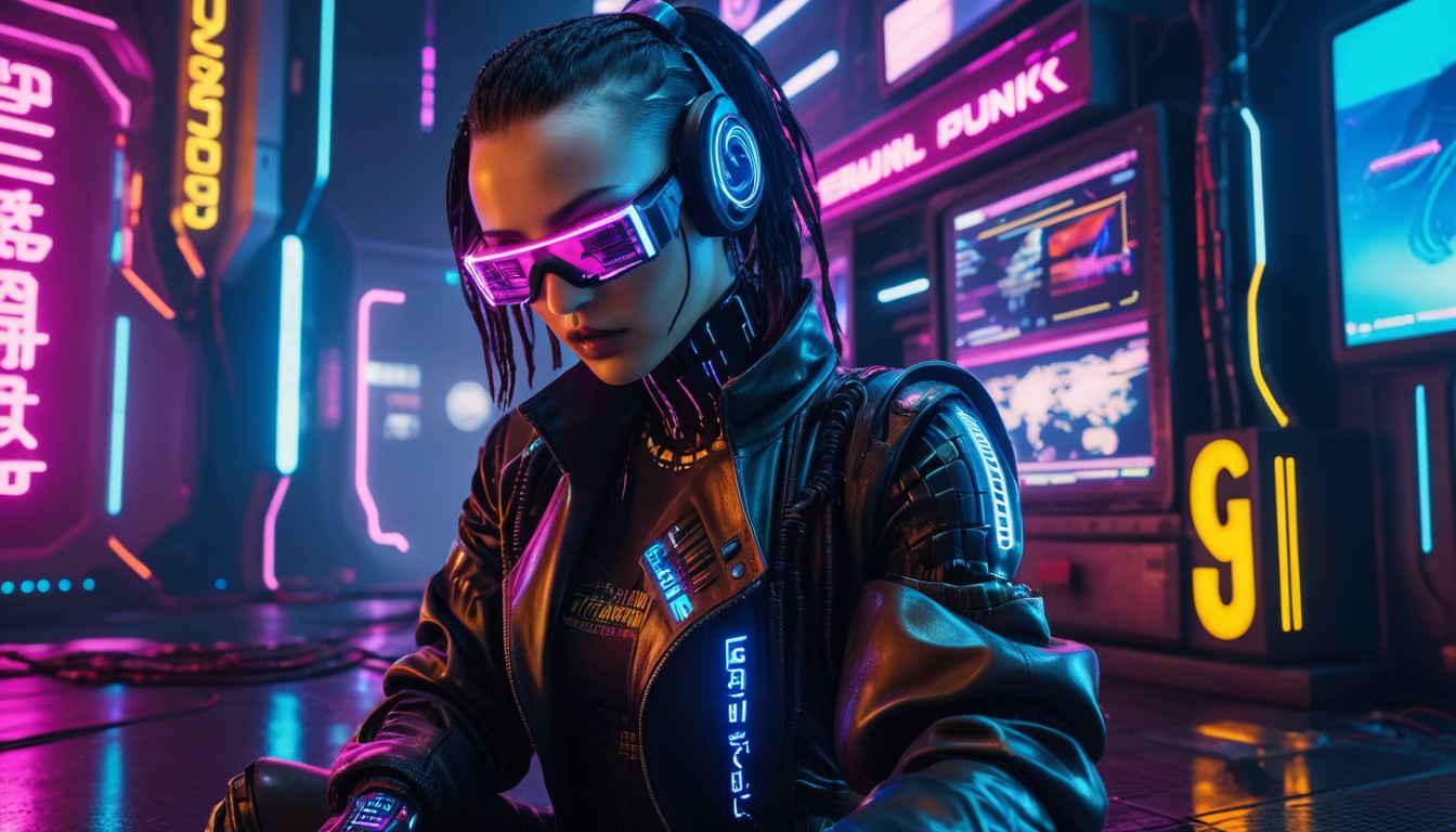 Phát Triển Giao Diện Cyberpunk UI/UX tại KCN Hiệp Phước - Nhà Bè